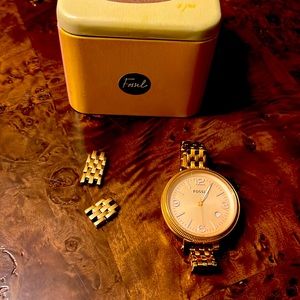 Fossil Gold Watch
